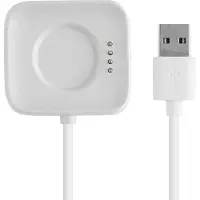 Kwmobile USB-oplaadkabel geschikt voor Oppo Watch 1 (46mm) kabel - Laadkabel voor smartwatch - in wit