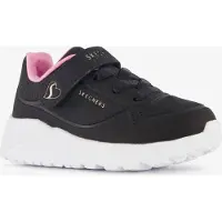 SKECHERS Uno Lite meisjes sneakers zwart maat 21