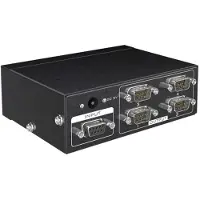 Jojomino MT-RS104 Actieve SeriëLe RS232 Splitter 1 Tot 4 RS232 Bi-Direction Switcher Splitter 4 Tot 1 met Power Adapter-US Plug