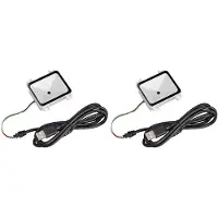 Jojomino 2X GeïNtegreerde 2D-Barcodescanner USB QR-Barcodelezer RS232 TTL-Interfacekiosk Kleine Barcodeprinter met Vaste Installatie