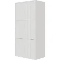 NADUVI Collection Schoenenkast Vesper zwevend | mdf wit 50x103x30 cm schoenenkasten | NADUVI