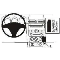 Brodit ProClip houder geschikt voor Mazda 3 2004-2009 Angled mount