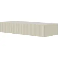 NADUVI Collection Kaptafel Vesper zwevend | hout grijs 90x17x35.6 cm kaptafels | NADUVI