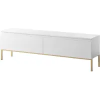 Selsey TV-Meubel Kate | Design spaanplaat wit 150x46x32 cm tv-meubels | NADUVI