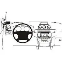 Brodit ProClip houder geschikt voor Ford S-Max 2006-2015 Left mount