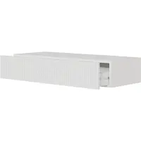 Selsey Kaptafel Vesper zwevend | Design hout wit 90x17x35.6 cm kaptafels | NADUVI