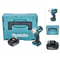Makita DTW 301 M1J Akku Schlagschrauber 18 V 330 Nm 1/2" Brushless + 1x Akku 4,0 Ah + Makpac - ohne