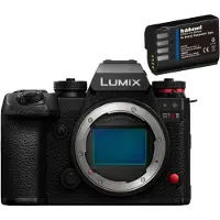 Panasonic Lumix DC-S1R mark II body + Hahnel DMW-BLK22 battery
