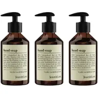 Jean & Len Handzeep - Vanille & Sandelhout | 3x 250 ml Vloeibare zeep | VOORDEELVERPAKKING - 3 stuks Luxe Handzeep