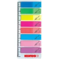 Kores Pagemarker 'Sign Here' - Markeerstrookjes, 12 x 45 mm, 8 x 25 vellen