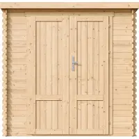 Timbela M311F1 - Houten tuinhuis - 2,22 m² - 142x204xH200 cm - zonder vloer