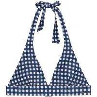 Marc O'Polo Bikinitop ' Shiny ' navy / wit