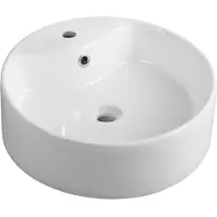 Aqualine keramische waskom 40x15cm wit