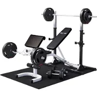 Gorilla Sports Fitnessbank + Halterset (Complete Set)