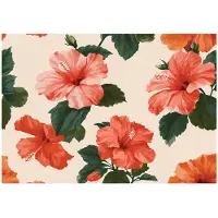 WALLARENA - Behang 350x250 cm - Fotobehang - Vliesbehang - abstracte bloemen - voor slaapkamer en woonkamer - halfmatte afwerking