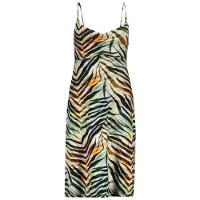 Geisha Dress spaghetti jersey aop dessin