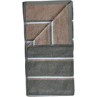 Zone Denmark Badlaken Sauna Olive Green / Taupe / Blue Fog (70 x 140 cm)