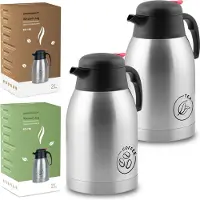 Berdsen Isoleerkan - set van 2 - voor koffie en thee - 2 l - BD-780