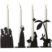 Pluto Design Nativity Scene kandelaar metaal Groot