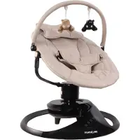 MamaLoes Nola Beige Deluxe Elektrische Babyschommel
