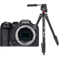 Canon EOS R7 body + Joby Tripod