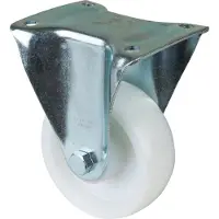 BS Rollen Bokwiel voor zware lasten | wiel-d. 125 mm draagvermogen 600 kg | kunststof | plaat L138xB110 mm | 1 stuk - N110.B10.127 N110.B10.127