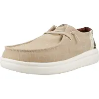 HEY DUDE Wendy Rise Animal Instappers beige Maat 37