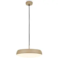 Briloner Hanglamp Nala, crème / amber, Woon-/ Eetkamer, Kunststof, Modern
