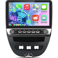 Hexinex - Autoradio Geschikt voor Peugeot 107 Toyota Aygo Citroen C1 2004-2014 - 2+64GB Carplay WIFI FM RDS