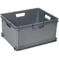 Curver Unibox Classic XL Zilver 53x43x28 Grijs grijs Kunststof Opberger