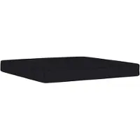 vidaXL Palletkussen 60x60x6 cm oxford stof zwart