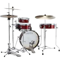 Tama CLUB-JAM PANCAKE JAZZ 18 DRUM KIT BURNT RED MIST
