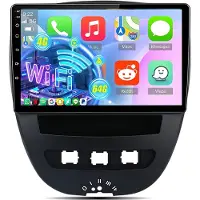 Hexinex - Autoradio Geschikt voor Toyota Aygo/Peugeot 107/Citroen C1 2004-2014 - 4G+64G Android 14 FM SWC