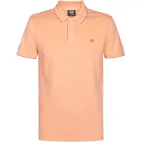 Petrol Industries Shirt 'Wave' pasteloranje / pitaja roze / wit