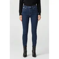 Calvin Klein Dames Jeans High Rise Skinny - Donkerblauw - Maat 30/32
