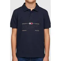 Tommy Hilfiger Boys Tommy Icons Polo Dark Night Navy Maat: 12 | Overhemden Outlet | kids | Blauw
