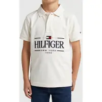 Tommy Hilfiger Boys Tommy Icons Polo Ancient White Maat: 7 | Overhemden Outlet | kids | Wit
