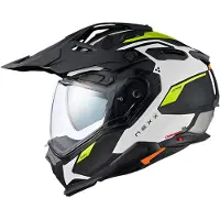 NEXX X.WED3 Keyo Wit Neon Mat Adventure Helm Maat M