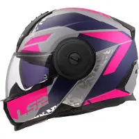 LS2 LS2FF902ScopeIIOxydGrijsBlauwPaars06Systeemhelm Maat XL