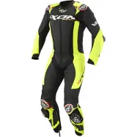 Ixon Vortex 3 Zwart Bright Geel 1-Delig Motorpak Maat XL