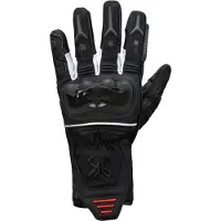 IXS Rapid-STX 1.0 Waterdichte Dames Zwart Wit Rood Handschoenen Maat M
