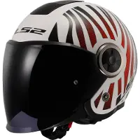 LS2 OF620 Classy Cool Wit Wijnbes Jethelm Maat XS