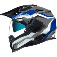 NEXX X.WED2 Columbus Blauw Grijs Adventure Helm Maat S