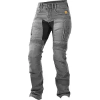 Trilobite 661 Parado Regular Fit Dames Grijs Level 2 Motorjeans Maat 26