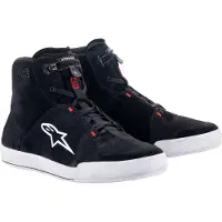 Alpinestars Chrome Zwart Cool Grijs Rood Fluo Motorschoenen Maat US 6.5