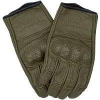 Rokker Tucson, handschoenen geperforeerd ,olijf ,L