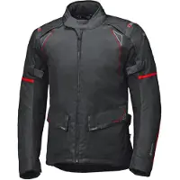 Held Savona ST waterdichte motorfietstextiljas, zwart/rood, maat M