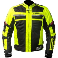 MUGENRACE A-Ttraversare-D Dames Zwart Neon Waterdichte Textieljas Maat XS