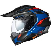NEXX X.WED3 Keyo Blauw Rood Mat Adventure Helm Maat L