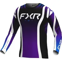 FXR Helium Infinity crossjersey, zwart/wit/paars, maat XL